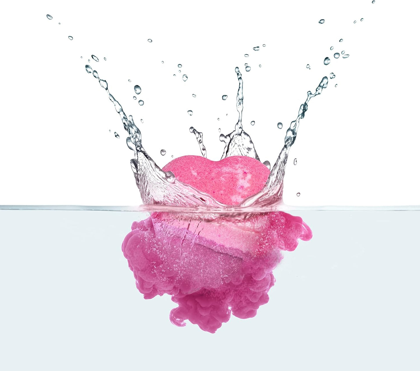 JUST LOVE hochwertiges Badebomben Set in Herzform, Wellness mit natürlichen Inhaltsstoffen, Geschenke für Frauen